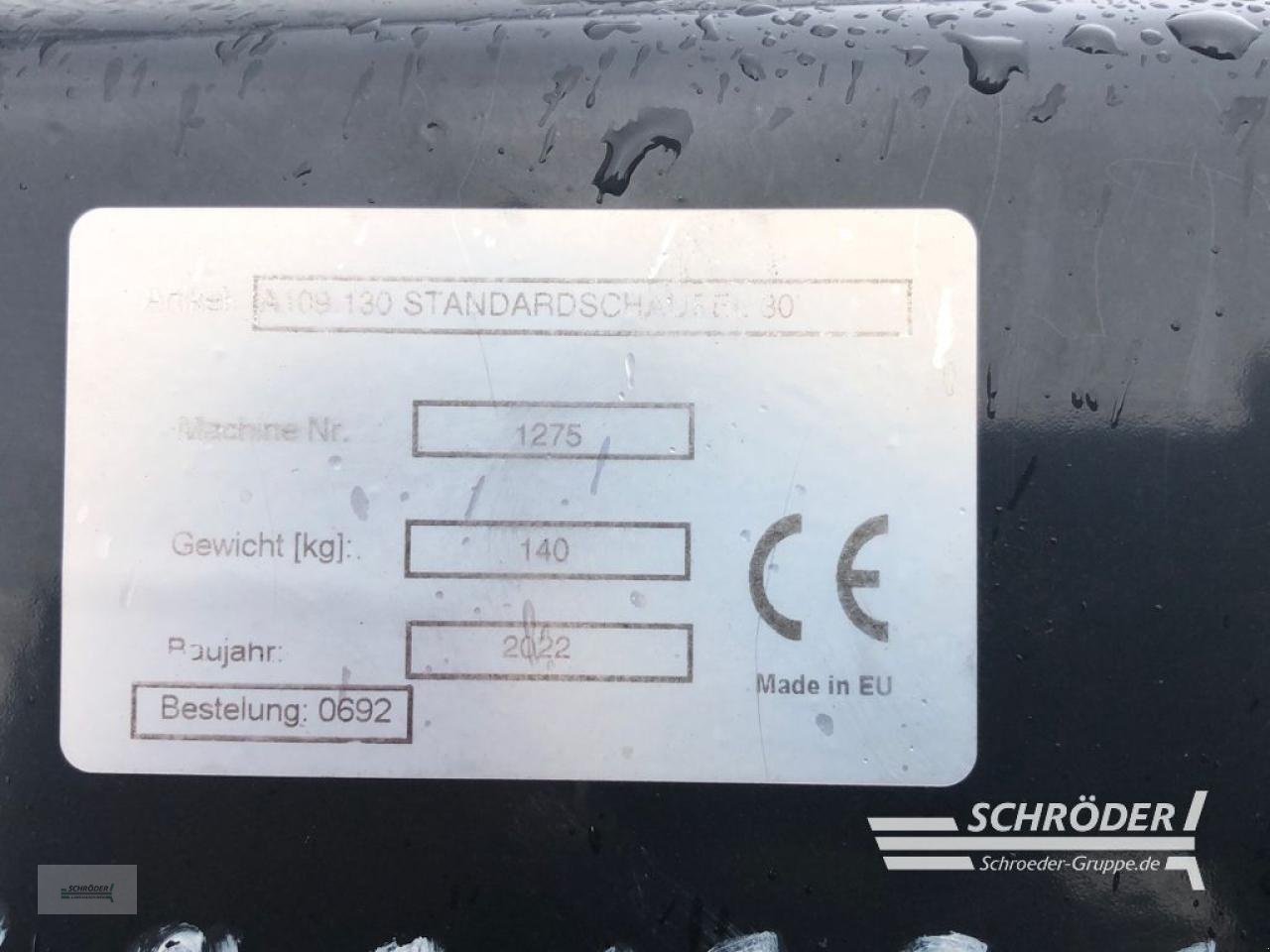 Sonstige Industriemaschinen typu Talex STANDARDSCHAUFEL 30 GRAD | EURO | 1,30M, Gebrauchtmaschine v Ahlerstedt (Obrázek 6)